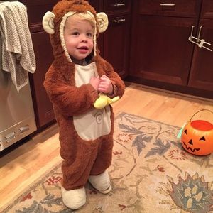 Toddler monkey Halloween costume size 18-24 month